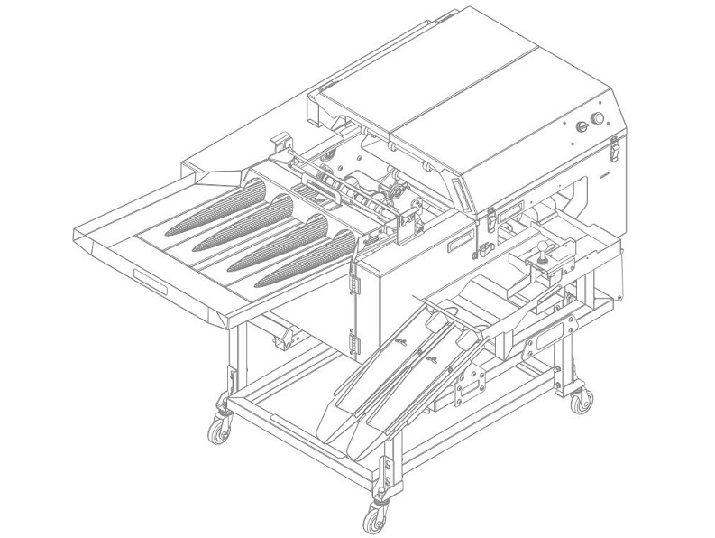 四排敲蛋機(jī)+雙槽分離+碎殼