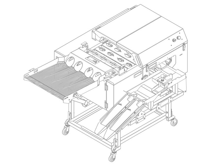 四排敲蛋機(jī)+雙槽分離+碎殼+對(duì)接機(jī)型